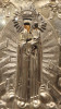 Antique 19c 84 Silver Russian icon of the "All who sorrow" (1119)