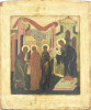 Antique 17c Russian Icon of Presentation of Christ (14931)